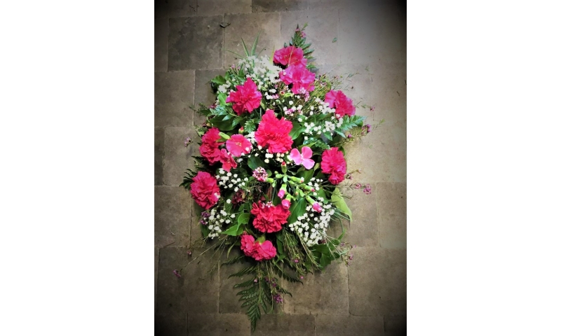 Pink lady wreath